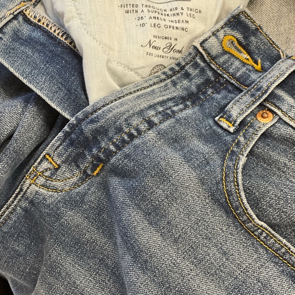 ❤️ NWT - J. Crew 10” High Rise Toothpick Jeans Size 25 - Picture 5 of 8